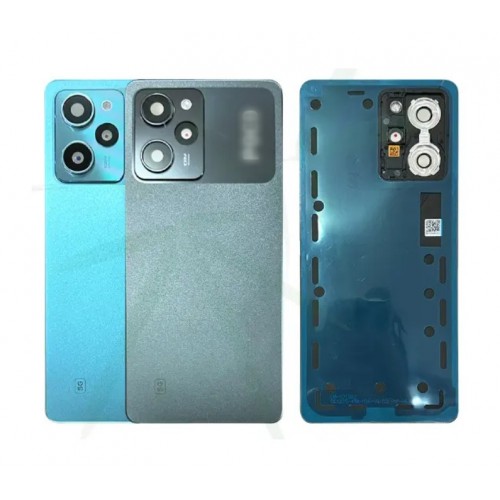 Задняя крышка совместимая с Xiaomi Poco X5 Pro 5G / Horizonal Blue / (со стеклом камеры) / HQ
