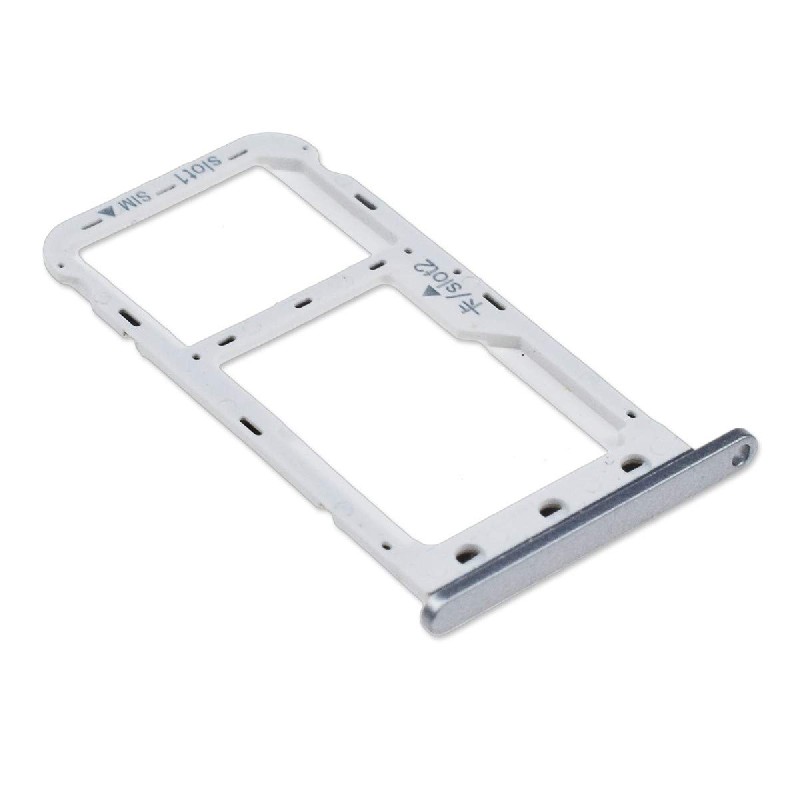 SIM card holder Huawei P9 Lite Mini/Y6 Pro 2017 silver original (service pack)