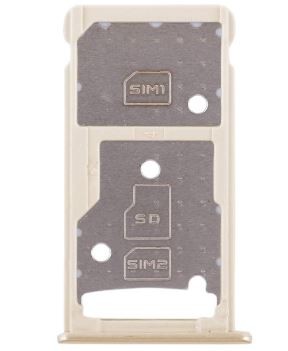 SIM kortelės laikiklis Huawei Honor 5C/Honor 7 Lite auksinis originalus (service pack)