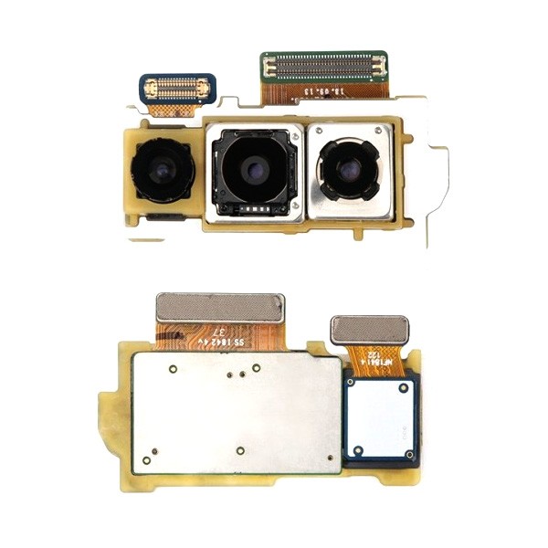 Kamera Samsung G973 S10/G975 S10+ galinė 3vnt ORG