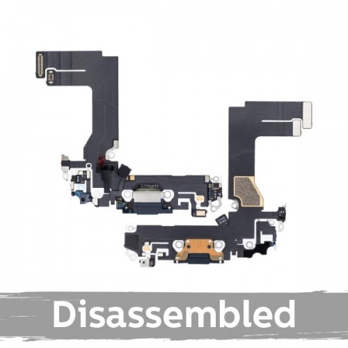 Charging Port Compatible With iPhone 13 Mini with Flex / Green / (100% original / disassembled)