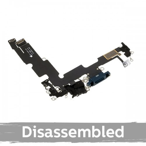 Įkrovimo jungtis suderinama su iPhone 14 Plus su Flex / mėlynas / (100% originalus / išardytas)