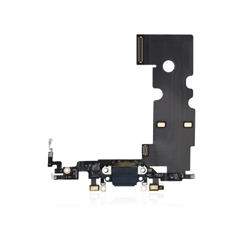 Разъём зарядки для iPhone SE3 2022 с шлейфом / белый / OEM