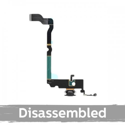 Charging Port Compatible With iPhone Xs Max with Flex / Gold / (100% original / disassembled)