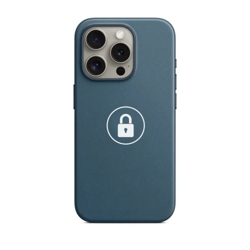 Telefono dėklas FineWoven iPhone 15 Pro / Pacific Blue / pakuotėje