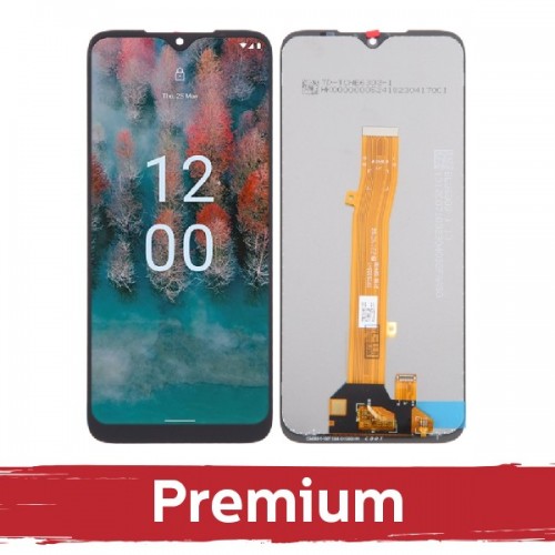 LCD Display Compatible With Nokia C12 Black OEM
