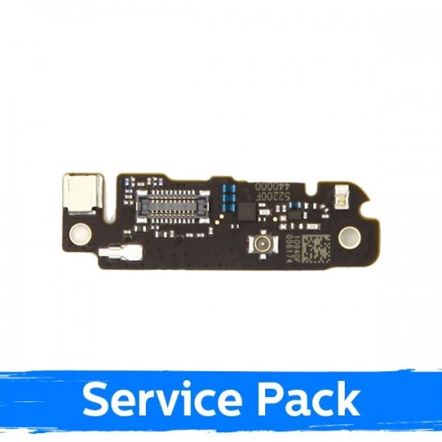 Charging Port Compatible With Xiaomi Mi Note 10 / Mi Note 10 Pro with Flex / Plata (Service Pack)
