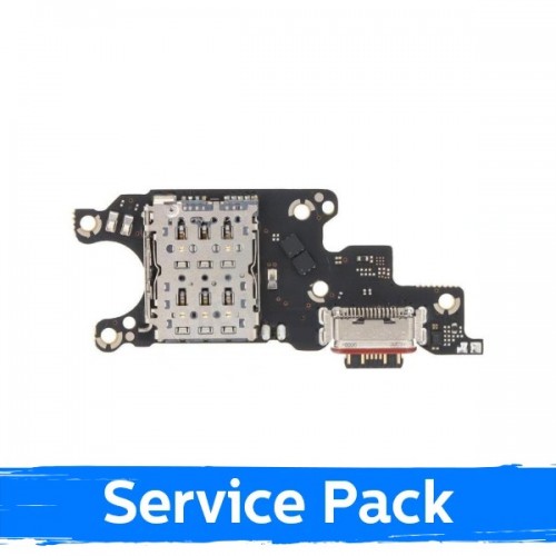 Charging Port Compatible With Xiaomi 13 Lite with Flex / Plata (Service Pack)