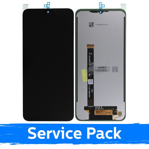 LCD Display Compatible With Samsung G556 Xcover 7 Black (Service Pack)