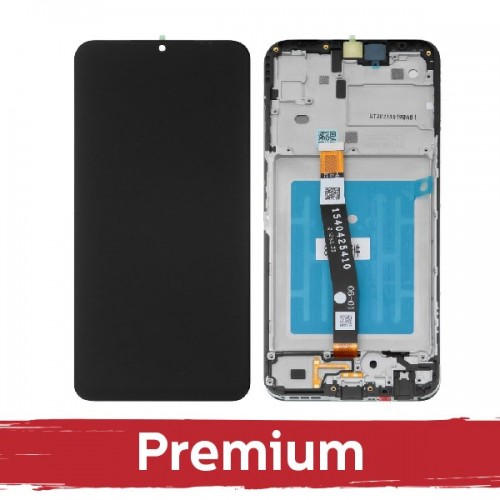 LCD дисплей для Samsung A226 A22 5G чёрный с рамкой OEM