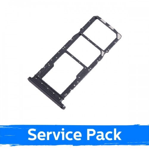 SIM Holder Compatible With Samsung A057 A05s SIM holder / Black / (Service Pack)