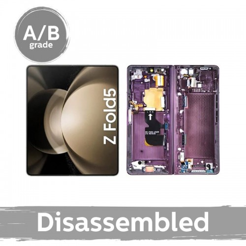 LCD ekranas, suderinamas su Samsung F946 Z Fold5, su rėmeliu / Cream / (naudotas 9,5/10)