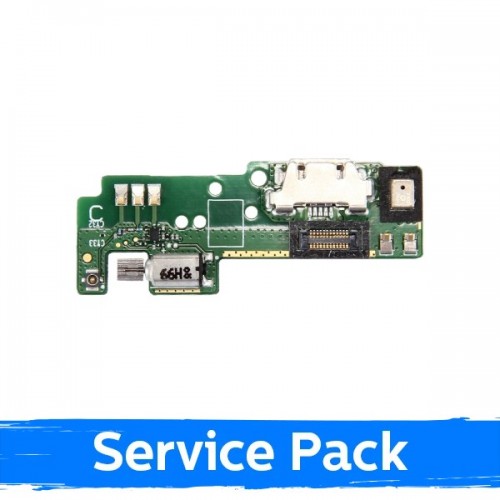 Charging Port Compatible With Sony Xperia E5 F3311 with Flex / Plata (Service Pack)