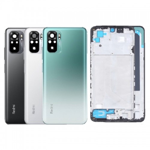 Galinis dangtelis suderinamas su Xiaomi Redmi Note 10S / Shadow Black / (su kameros lęšiu) / HQ