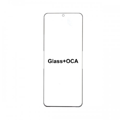 Išorinis ekrano stiklas suderinamas su Pro+ Samsung F721 Z Flip4 / SOFT FRONT GLASS + OCA / Rinkinys