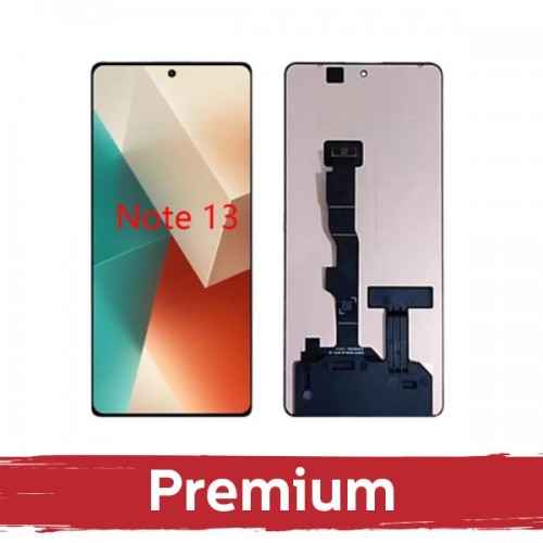 LCD ekranas skirtas Xiaomi Redmi Note 13 4G juodas OEM