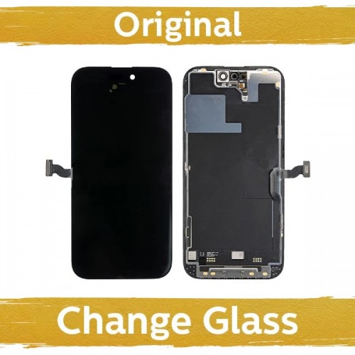 LCD ekranas suderinamas su iPhone 14 Pro juodas (Renewed: China)