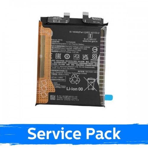 Battery Compatible With Xiaomi 12 Pro BP45 (Service Pack)