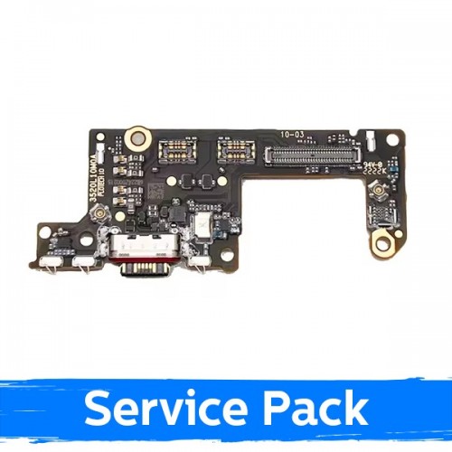Įkrovimo jungtis skirta Xiaomi Poco F4 GT su flex kabeliu / Plata (Service Pack)