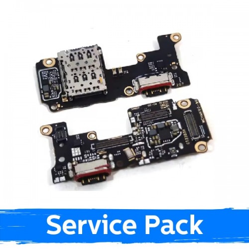 Įkrovimo jungtis skirta Xiaomi Poco F5 Pro 5G su flex kabeliu / Plata (Service Pack)