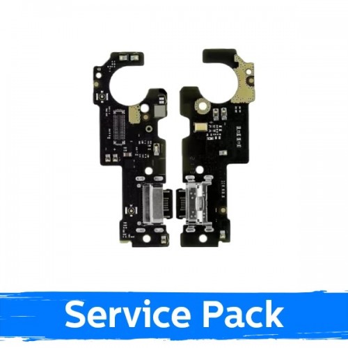 Charging Port Compatible With Xiaomi Poco M3 Pro 5G / Redmi Note 10 5G with Flex / Plata (Service Pack)