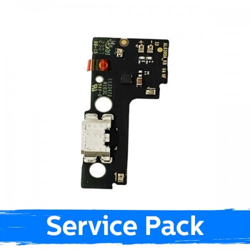 Įkrovimo jungtis skirta Xiaomi Redmi 12C su flex kabeliu / Plata (Service Pack)