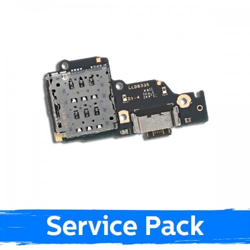 Įkrovimo jungtis skirta Xiaomi Redmi Note 13 4G su flex kabeliu / Plata (Service Pack)
