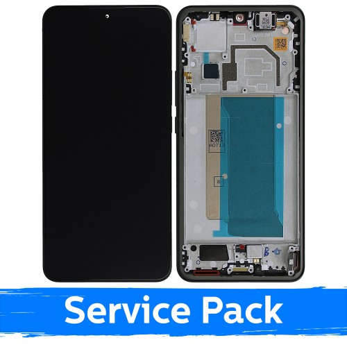 LCD Display Compatible With Xiaomi 13T (13T Pro) With Frame / Black / (Service Pack)