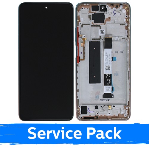 LCD-дисплей для Xiaomi Mi 10T Lite 5G с рамкой / Rose Gold Beach / (Service Pack)