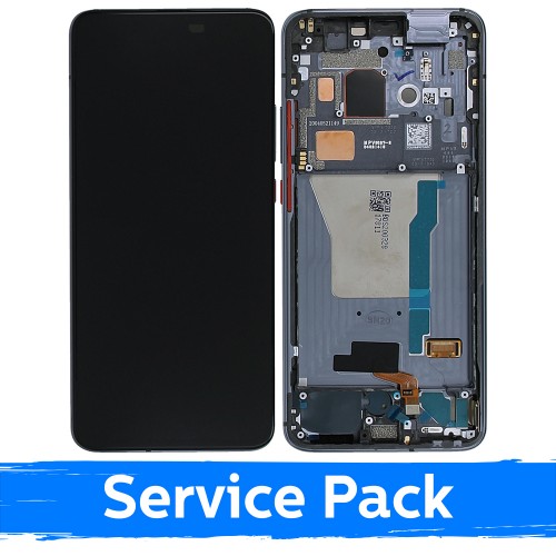 LCD ekranas skirtas Xiaomi Poco F2 Pro su rėmeliu / Cyber Grey / (Service Pack)