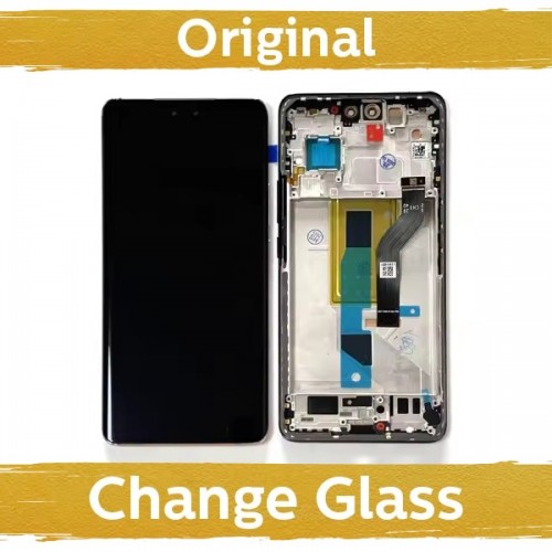 LCD ekranas suderinamas su Xiaomi 13 Lite su rėmeliu / šviesiai rožinis / (atnaujintas: Kinija)