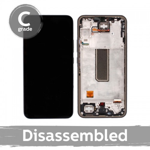 LCD ekranas suderinamas su Samsung A346 A34 5G su rėmeliu / Lime / (8/10 naudotas)