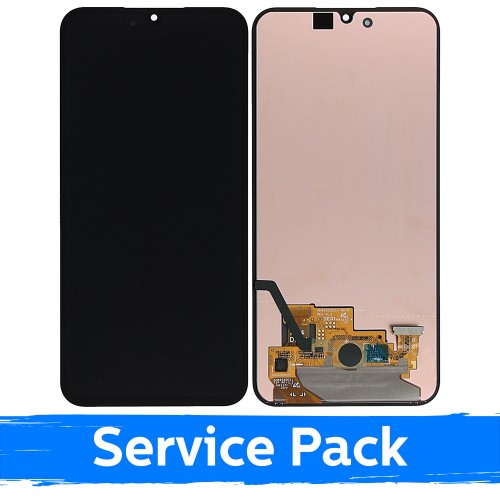 LCD ekranas skirtas Samsung A346 A34 5G juodas (Service Pack) (NF versija)