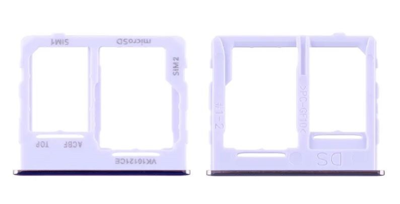 SIM card holder Samsung A326 A32 5G 2021 violet original (service pack)