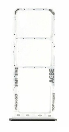 SIM kortelės laikiklis Samsung A325 A32 4G 2021 baltas originalus (service pack)