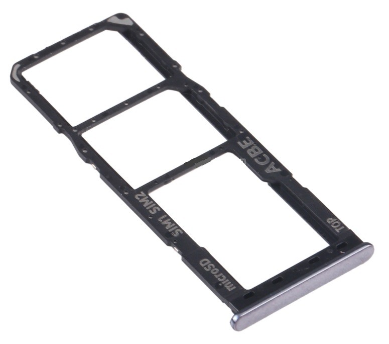 SIM kortelės laikiklis Samsung A325 A32 4G 2021 Black originalus (service pack)