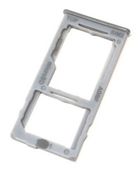 SIM card holder Samsung A426 A42 5G White original (service pack)