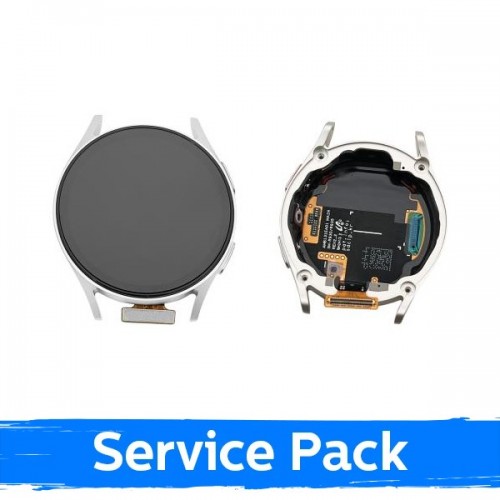 LCD ekranas skirtas Samsung L310 Watch 7 44mm su rėmeliu / Cream / (Service Pack)