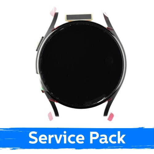 LCD ekranas skirtas Samsung R900 Watch 5 40mm su rėmeliu / Graphite / (Service Pack)