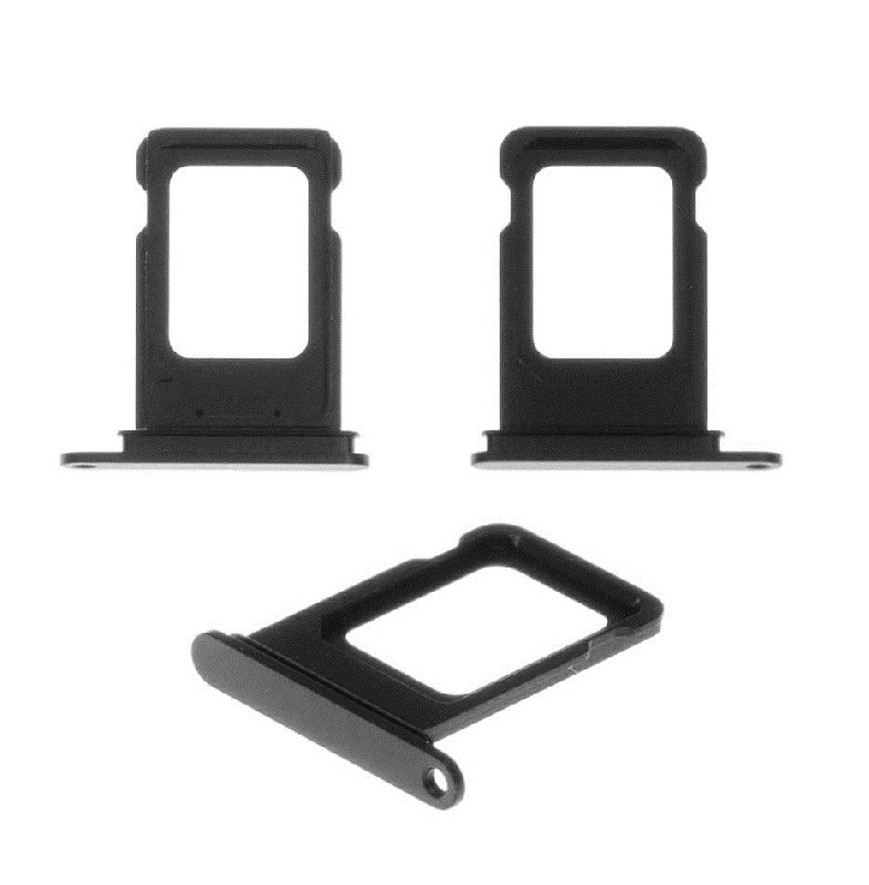 Лоток SIM-карты для iPhone 12 чёрный ORG