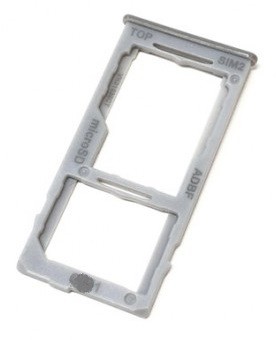 SIM kortelės laikiklis Samsung A426 A42 5G pilkas (Prism Dot Gray) ORG