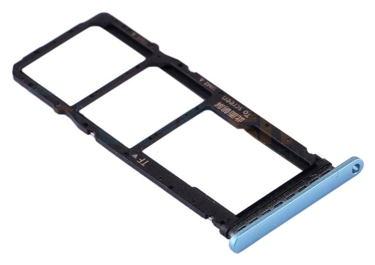 SIM card holder Huawei P40 Lite E Aurora Blue ORG