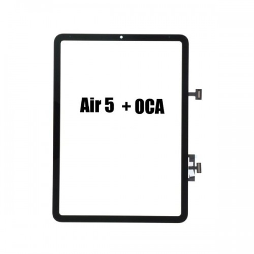 Touch Screen Digitizer Compatible With "Pro+" Apple iPad Air 5 (2022) / Black / glass + OCA XH 250um