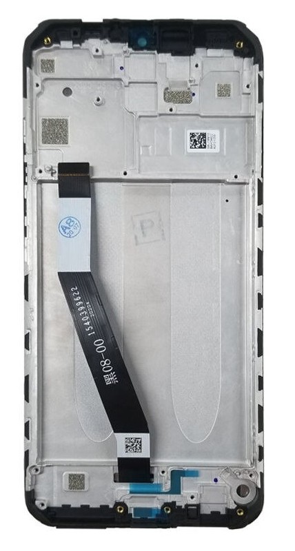 LCD screen Xiaomi Redmi 9 with touch screen with frame Black original (service pack)