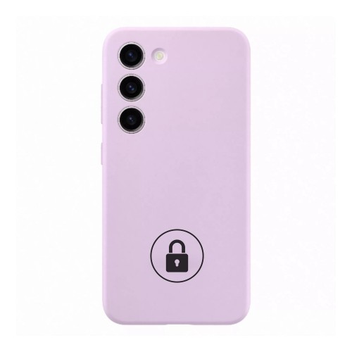 Telefono dėklas Silicone Cover skirtas Samsung S911 S23 / Levandų / pakuotėje