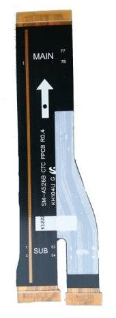 Flex Samsung A525/A526B A52 4G/5G 2021 pagrindinės plokštės laidas (SUB-OCTA) originalus (service pack)