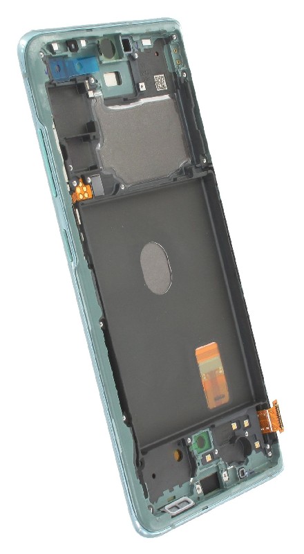 LCD ekranas Samsung G780/G781 S20 FE su jutikliniu ekranu ir rėmu Cloud Mint Green originalus (service pack)