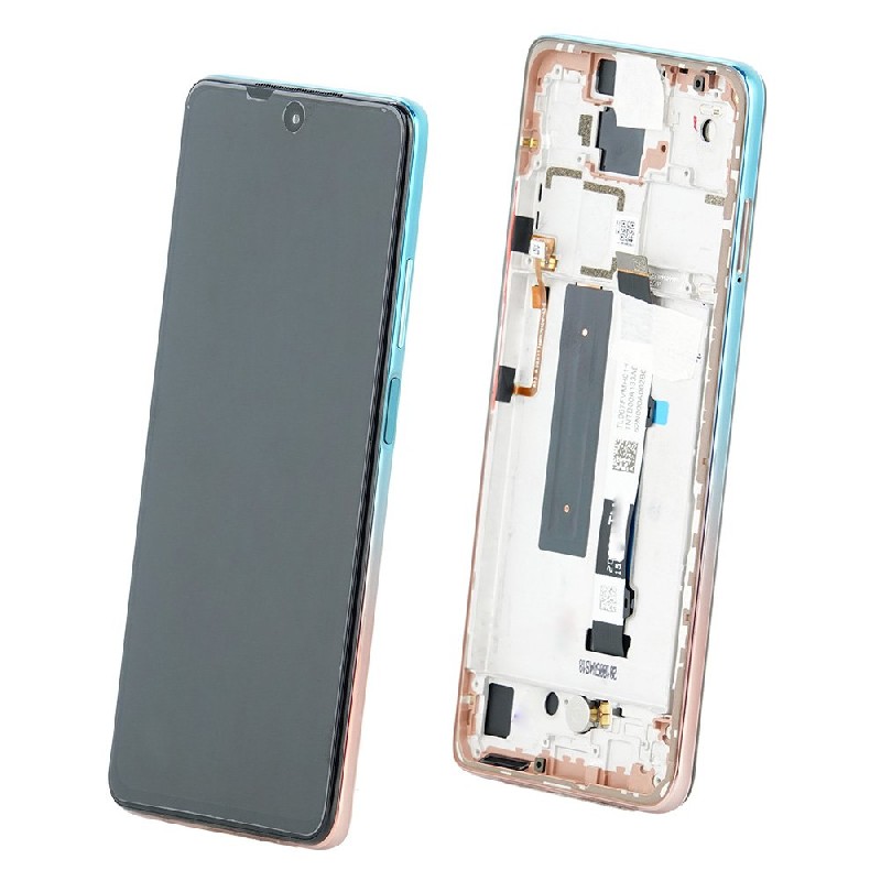 LCD экран Xiaomi Mi 10T Lite 5G с тачскрином с рамкой Rose Gold Beach Оригинал (сервисная упаковка)
