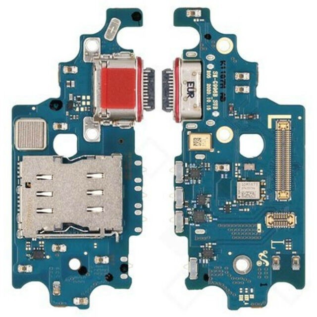Flex Samsung G996 S21 Plus for plugin, microphone, SIM reader original (service pack)