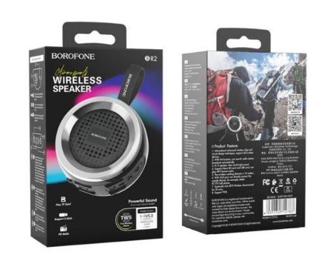 Портативная Bluetooth-колонка BOROFONE Aurora BR2 чёрная